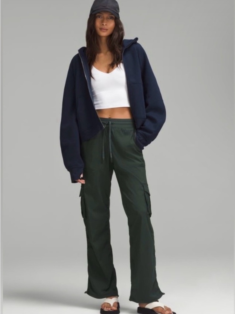 lululemon athletica Dance Studio Relaxed-Fit Mid-Rise Cargo Pant - legacy green